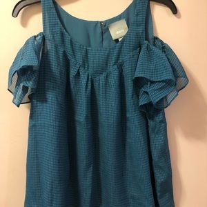 Maeve Cold Shoulder Top